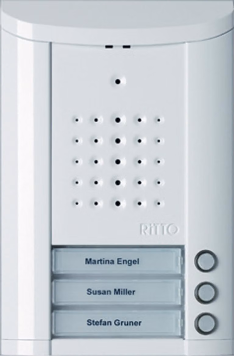 Posto esterno RITTO Entravox 3WE 1840370 bianco