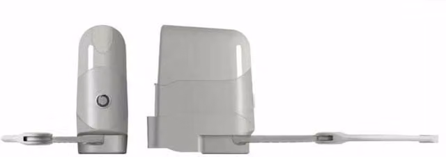 Motoriduttore per cancelli a battente Key Automation Révo+ REP2224 24VDC in alluminio grigio per cancelli fino a 2,3 m