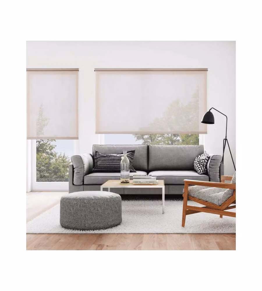STOR PLANET Tenda a Rullo Semi Filtrante Sabbia 120x250 cm Interno