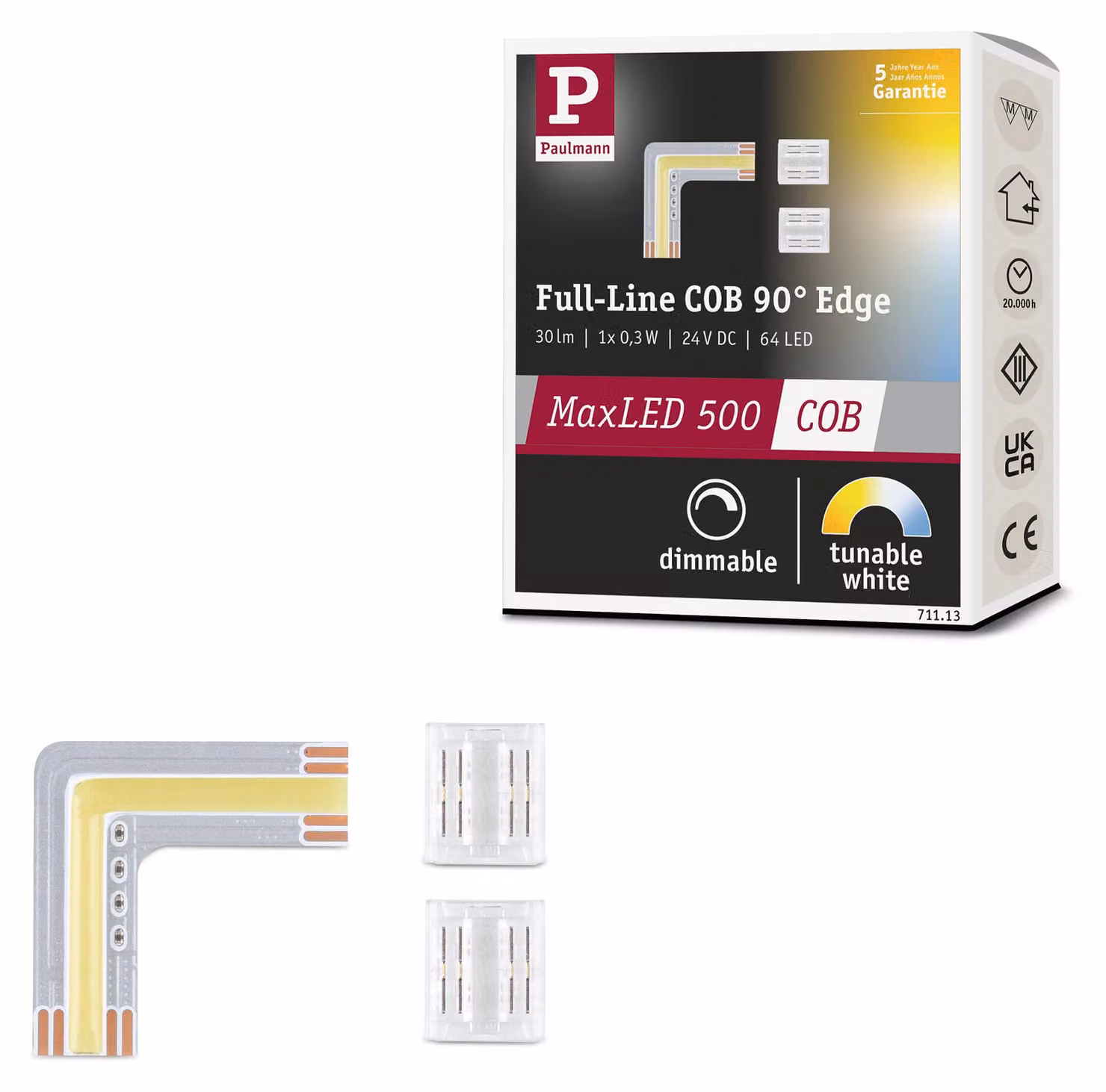 Paulmann MaxLED 500: Striscia LED COB, estensione per sistema completo