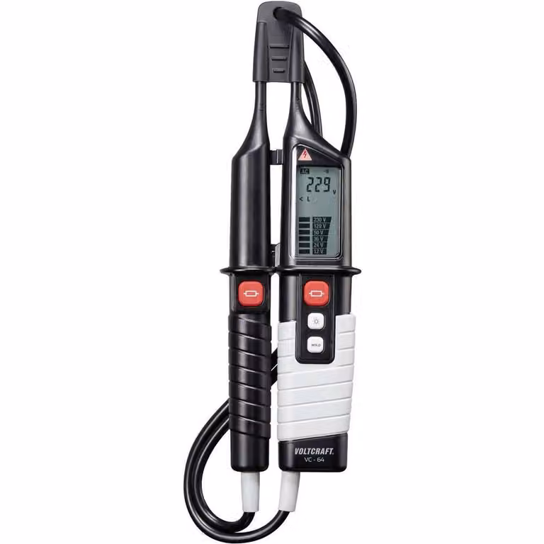 VC 64 Zweipoliger Spannungsprüfer Kalibriert nach DAkkS CAT III 1000 V IV 600 V (VC 64)