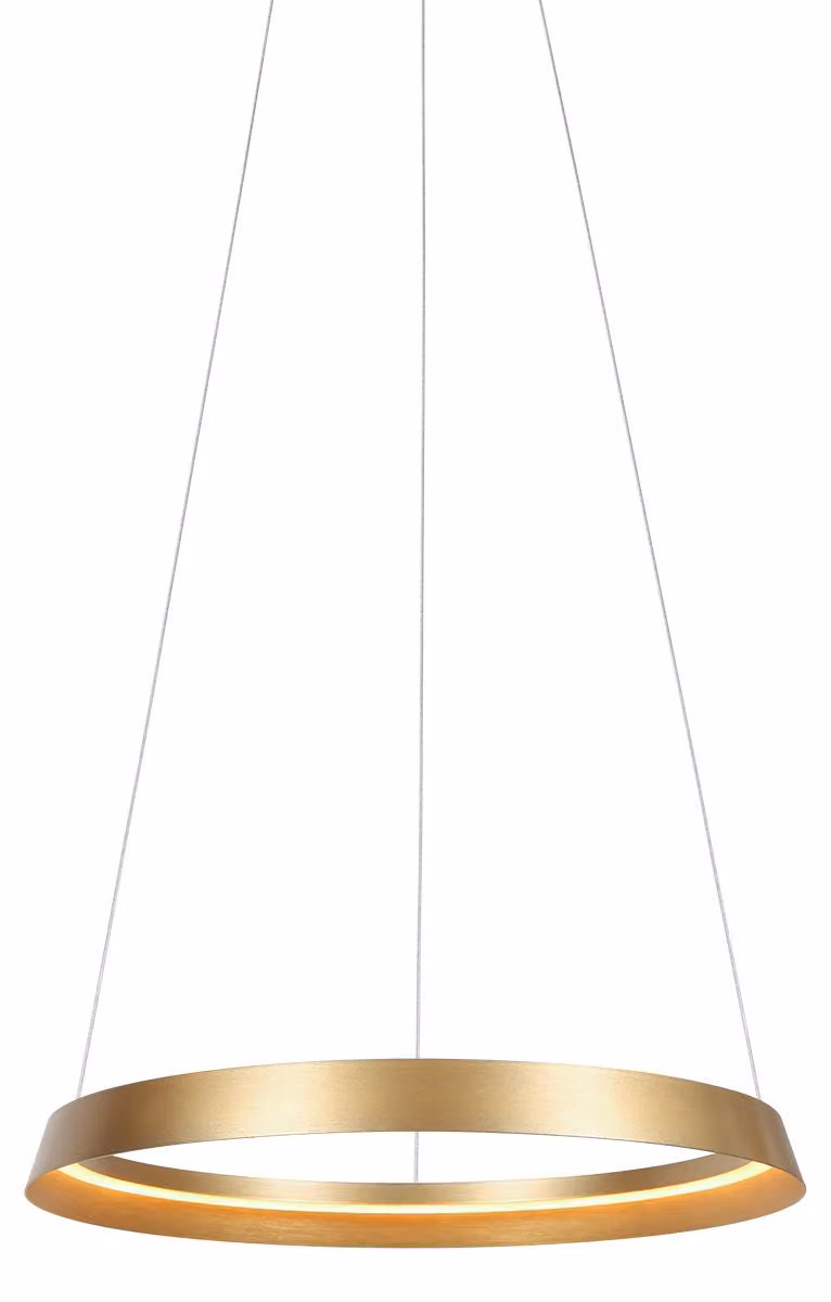 Lampada a sospensione - oro - Ringlux - plastica metallo - Ø 60cm - LED - 3692GO - Steinhauer