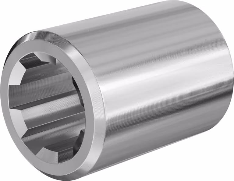 Boccola per albero cardanico tipo C 80 mm per albero multi-spline Albero cardanico con 1 3/4" Z6 6 scanalature Attacco al trattore