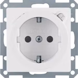 BERKER GMBH BER SCHUKO presa di corrente w FI- 47086089 Interruttore automatico Berker Q.1 bianco polare,
