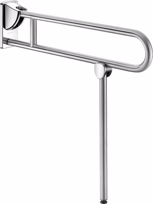 Maniglia Delabie SK con piede D32 L850mm in acciaio inox sat.
