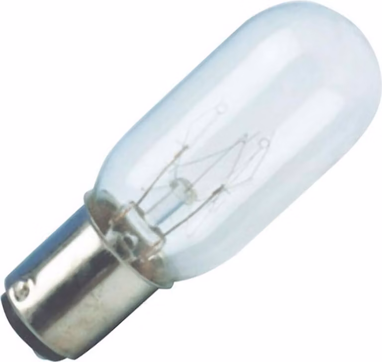 Lampadina a tungsteno con attacco a baionetta, 15 W