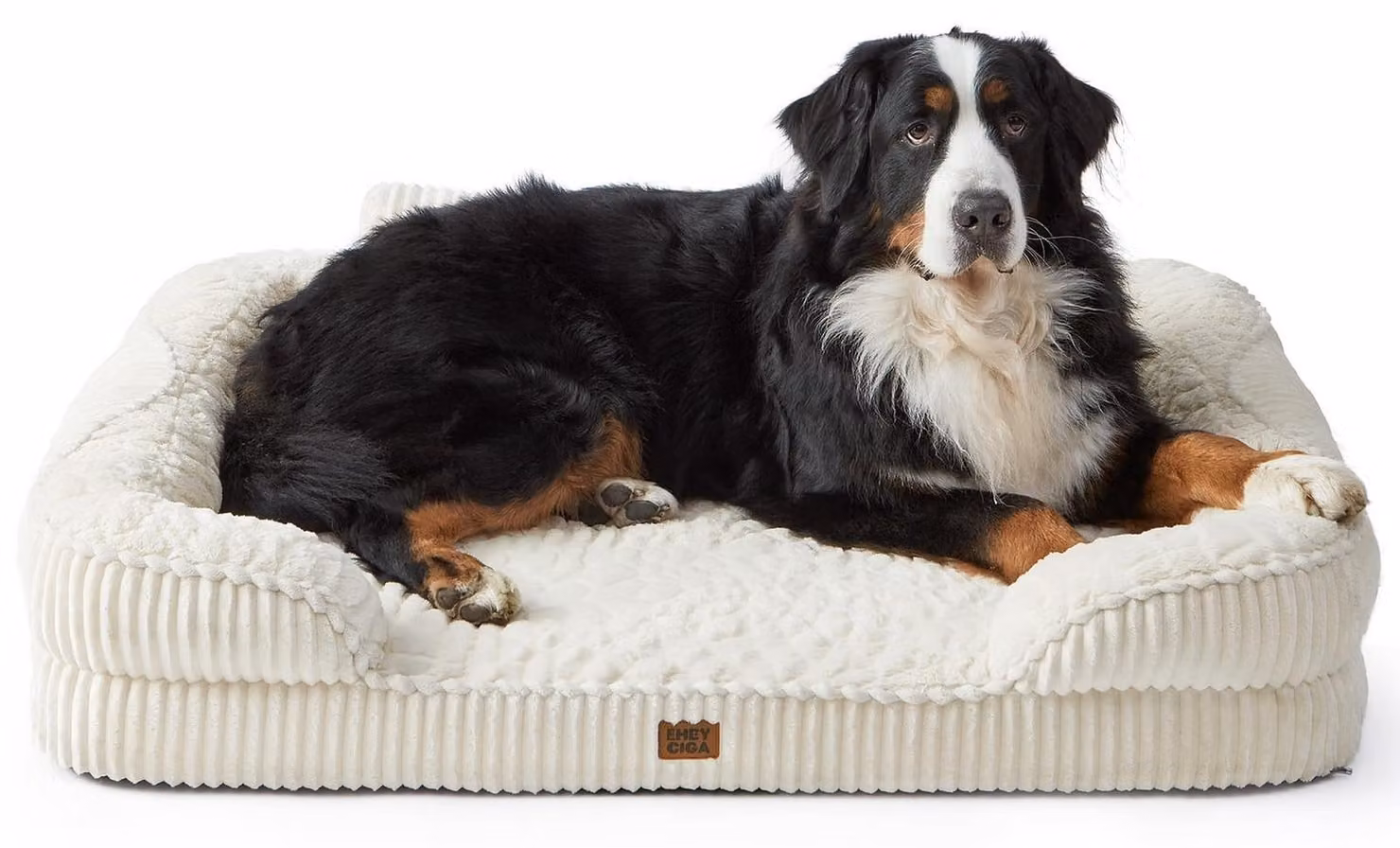 Cuccia ortopedica per cani - 114 x 89 x 20 cm - Beige