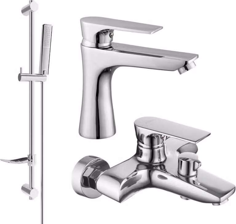 Mexen Axel DF72 set da bagno, cromo - 73803DF72-00