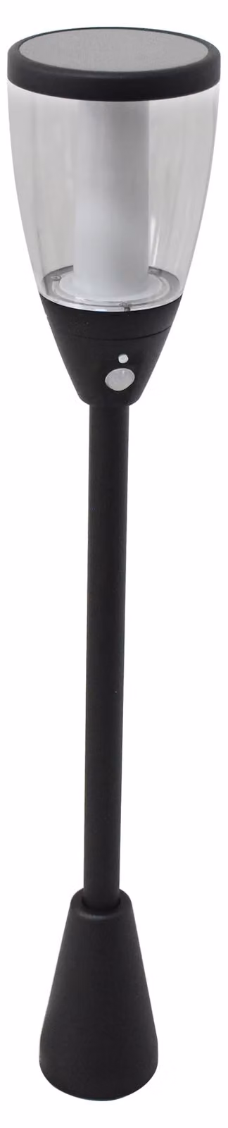 Lampada da esterno solare, con sensore di movimento, 200 lumen, 3000 Kelvin, grado di protezione IP65, colore nero