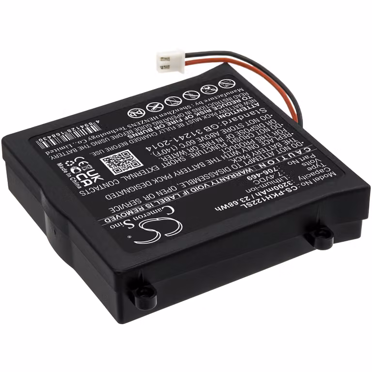 TECHTEK Batteria compatibile con [Peaktech] P1195, P1205, P1220 sostituisce 706-469