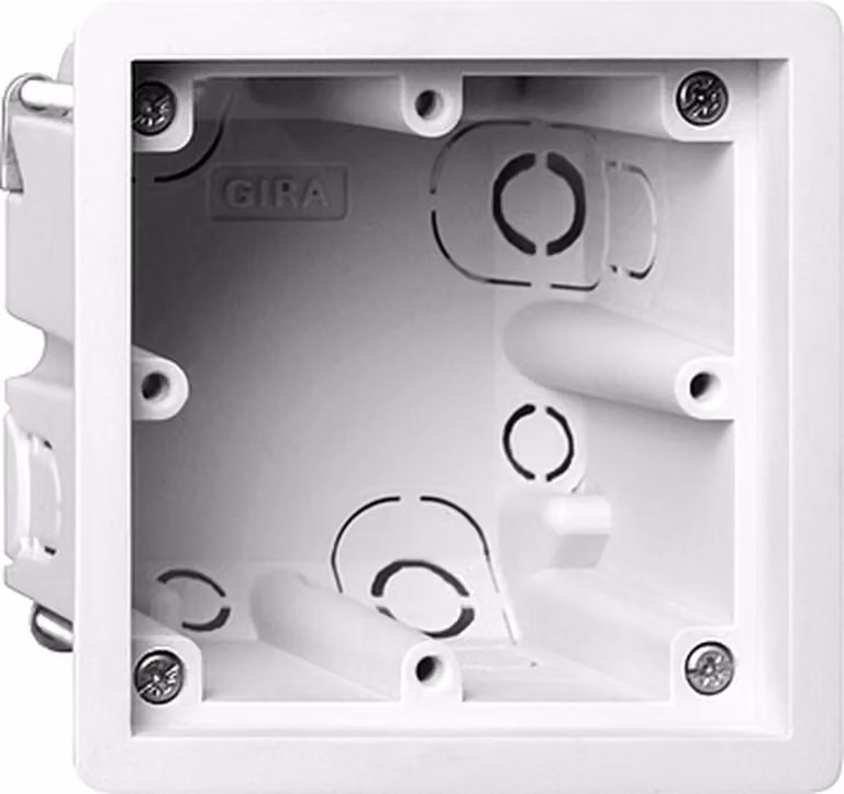 Scatola per apparecchi Gira 1 modulo E2 per montaggio a filo, 1 pz.