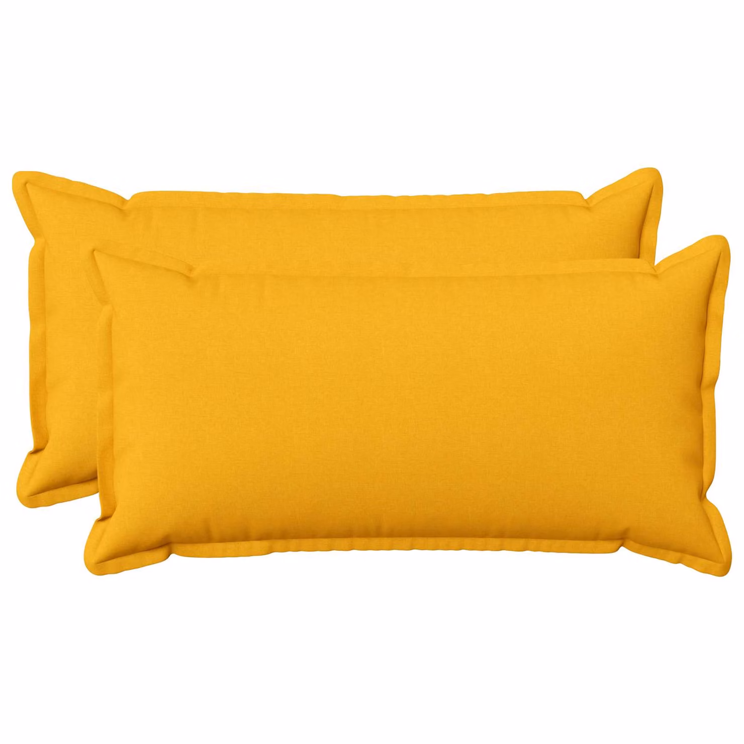 Set di 2 federe vidaXL HOUTEN Giallo Chiaro, L/P: 40 x 80 cm