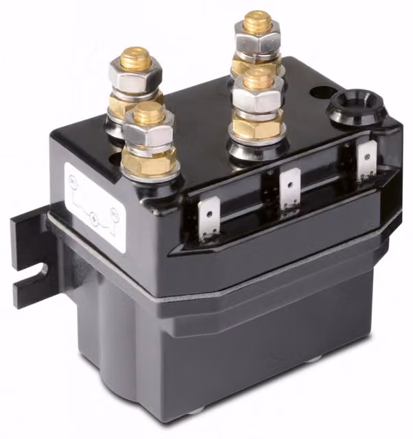 Teleruttore Quick a 4 terminali 24V nero IP66 – 1