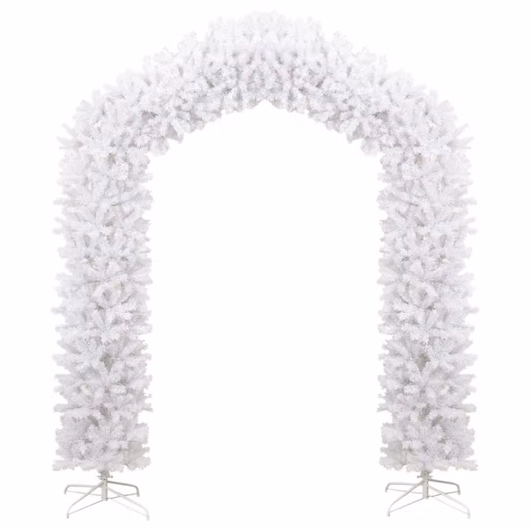 Albero di Natale ad Arco Bianco 270 cm