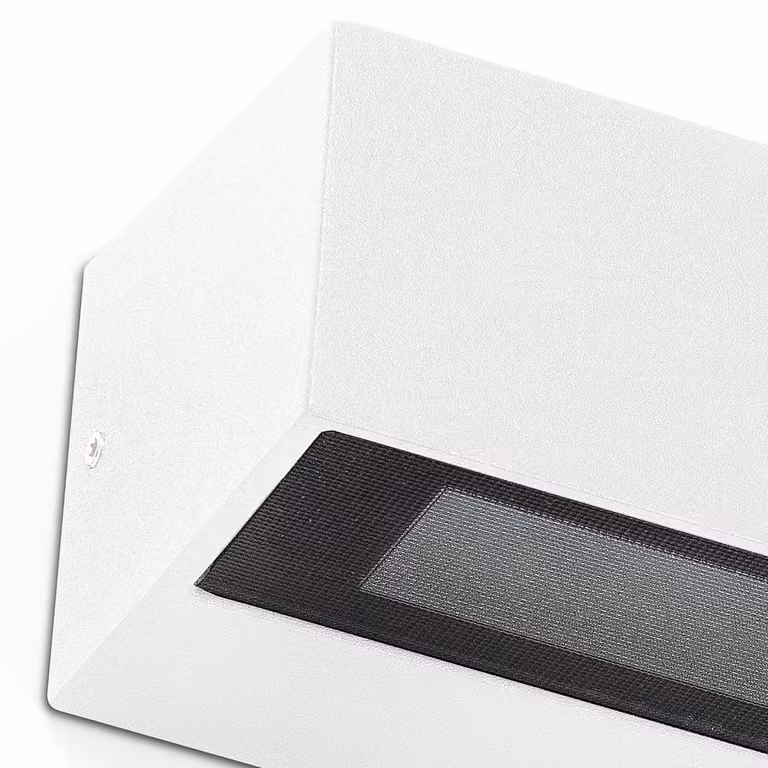 DORO Lampada a Muro per Esterni Barcelona con 20 LED Up/Down, Colore Bianco