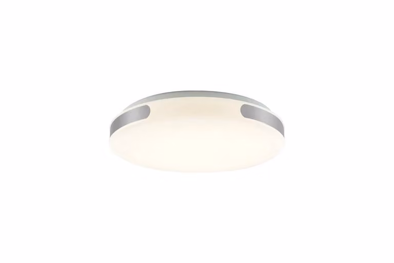 Plafond a soffitto moderno effetto stella per soggiorno camera da letto cromo bianco rotondo Ø39cm LED 24W DANUTA2 Rabalux