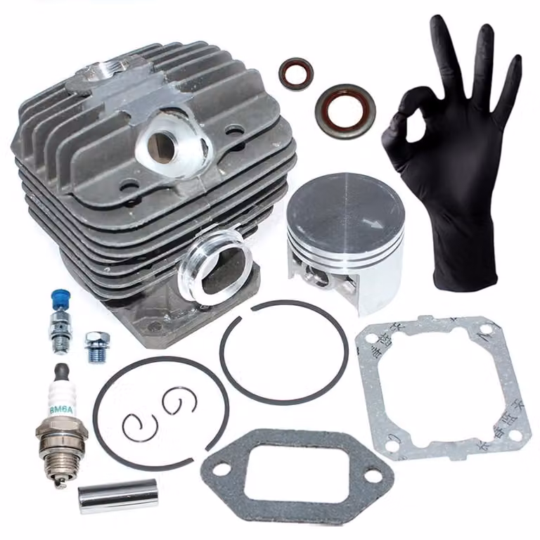 Kit cilindro e pistone per motosega Stihl 044 e MS440 - albero motore da 10 mm