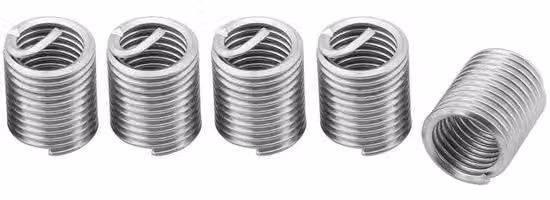 Kit di riparazione per filettature in acciaio inossidabile - 60 pezzi - versatile - adatto a diversi materiali