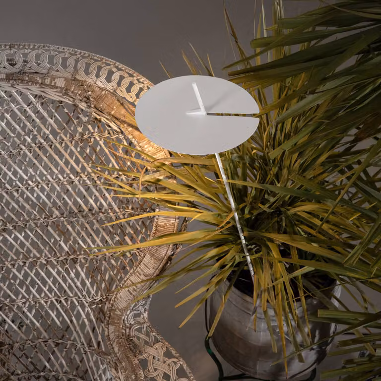 Karman Xana lampione LED esterni bianco H 73 cm, Bianco / Opale, Alluminio, Design