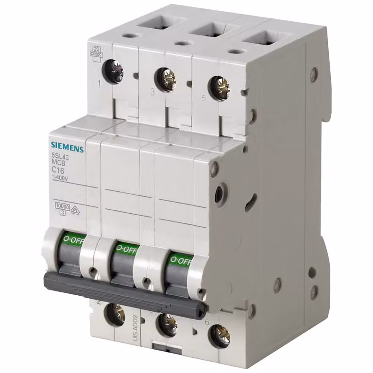 Interruttore automatico Siemens a 3 poli 20 A 400 V 5SL4320-6 (5SL4320-6)