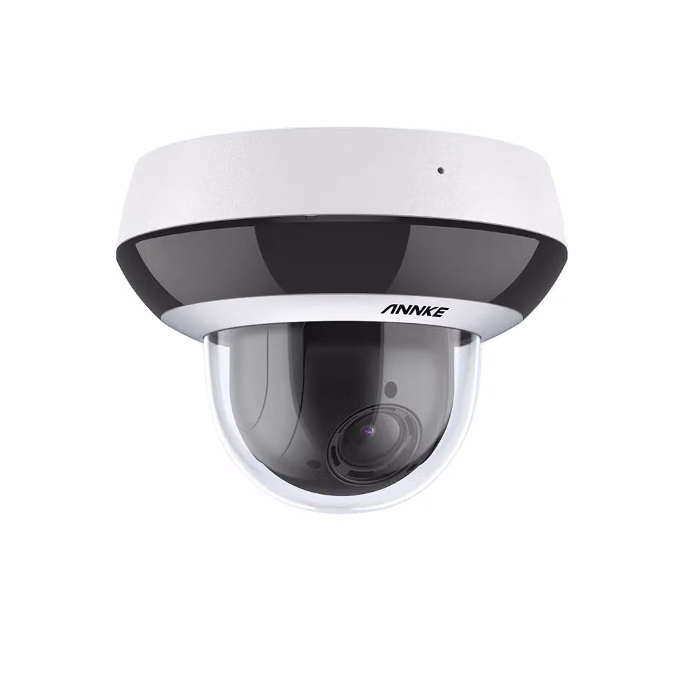 Telecamera di sicurezza PTZ, risoluzione 4MP Super HD, zoom ottico 4x, visione notturna fino a 20 m ,