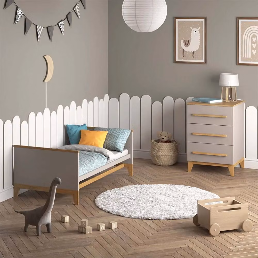Cassettiera Malia VitaliSpa in Rovere e Cachemire, L: 60 cm, H: 88 cm – 2