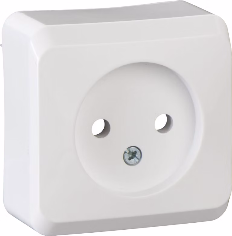 Presa singola 2P bianca senza messa a terra Prima Schneider Electric WDE001000