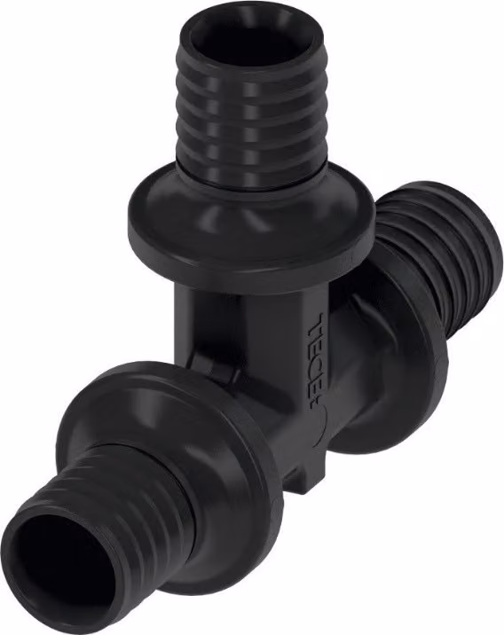 TECE flex pezzo a T ridotto 25 x 16 x 16 PPSU, 730516