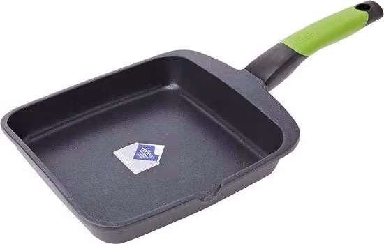 Padella a griglia Tefal in alluminio con rivestimento antiaderente Teflon Classico, colore nero, Diametro: 22 cm