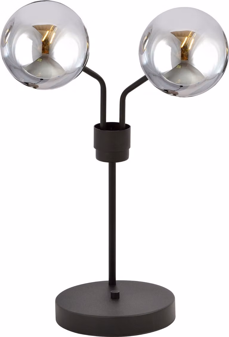 Lampada da comodino Emibig 2xE14 40W NOVA LN2 NERO/GRAFITE 1140/LN2