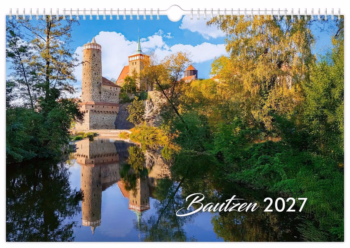 Calendario di Bautzen 2027 - 45 x 30 cm - Bianco