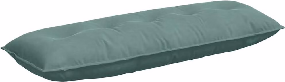 Cuscino per Schiena Verde Mare 140 x 50 cm Tessuto in Cords