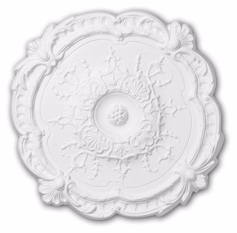 Rosone da soffitto Profhome 156027 Stile rococò / barocco Ø 38,3 cm