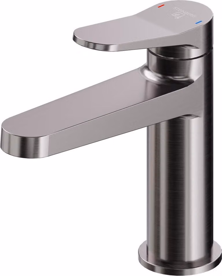 Steinberg Série 340 Mitigeur de lavabo, saillie 126mm, sans garniture découlement, 3401010BGM, 3401010BGM