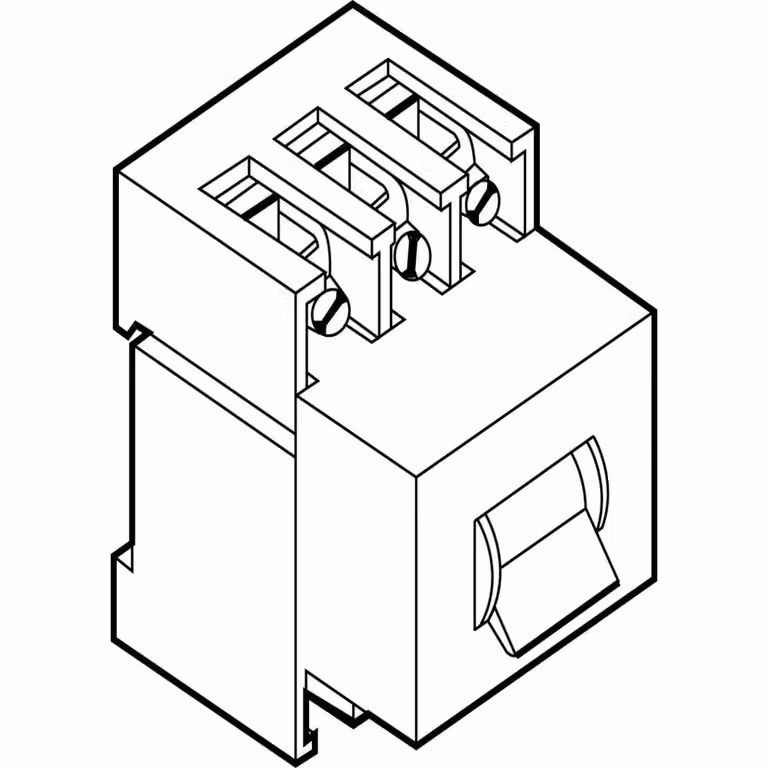 Interruttore generale ABN a 3 poli, 63 A, 3 moduli, 10 kA, XHS363