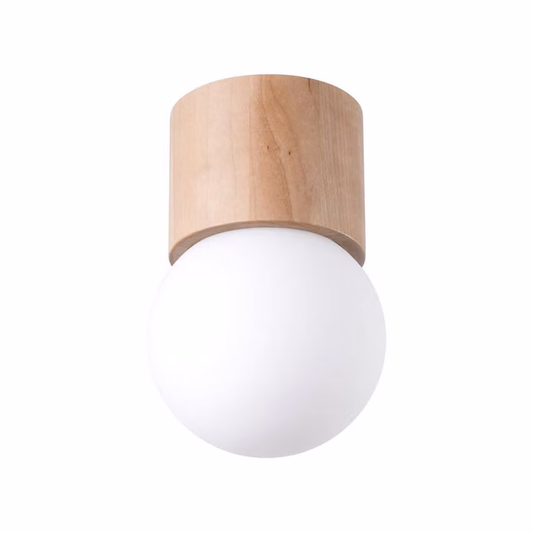 Lampada da soffitto BOOMO 8 1xG9 8W legna 19x12x12cm Sollux Lighting