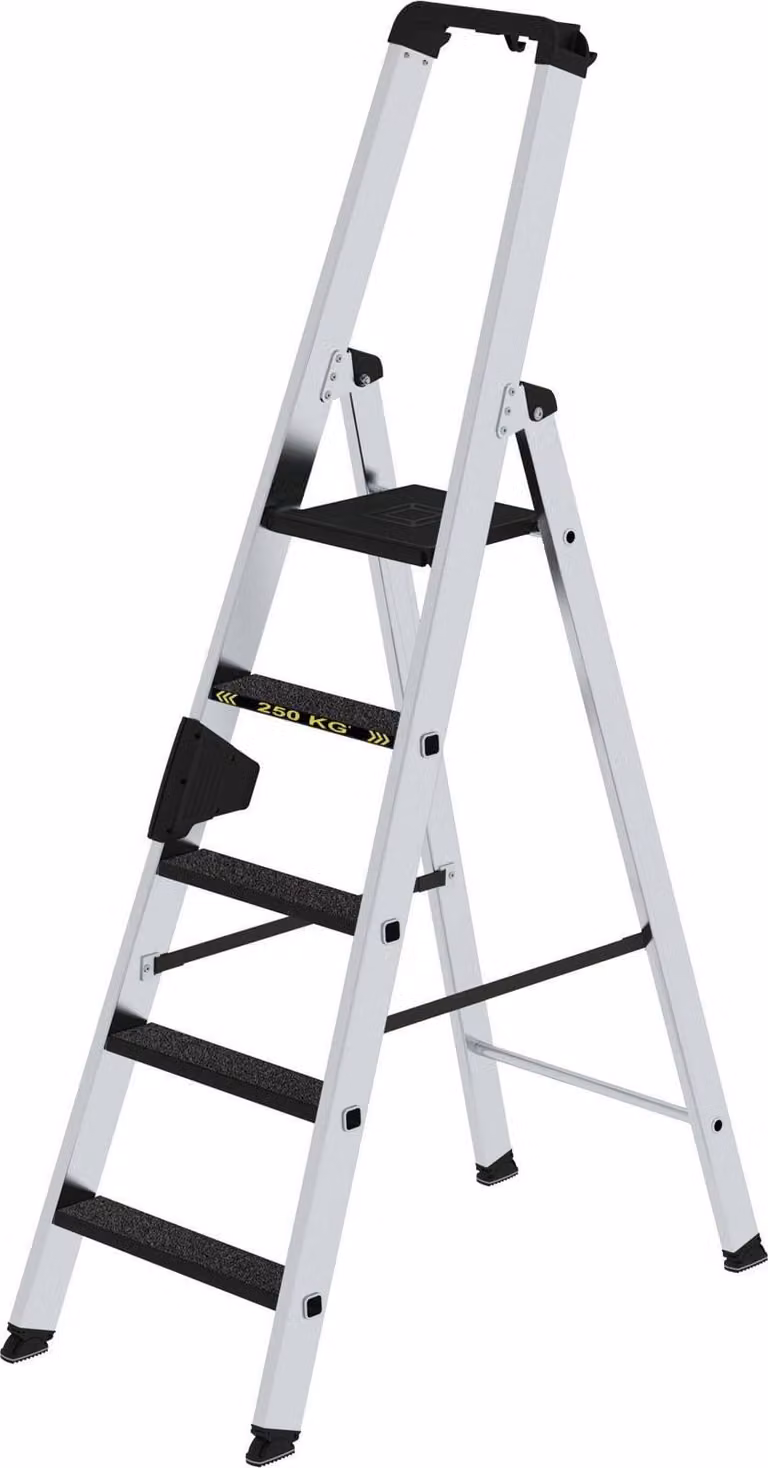 Scaletta 250 kg, accesso unilaterale con gradino a clip R13 5 gradini