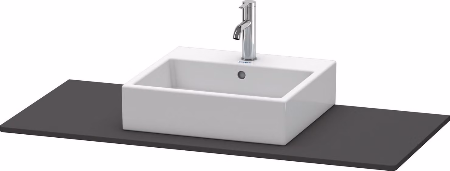 Console Duravit XSquare, 1 découpe, 800x16x550mm, XS060D08080, XS060D08080