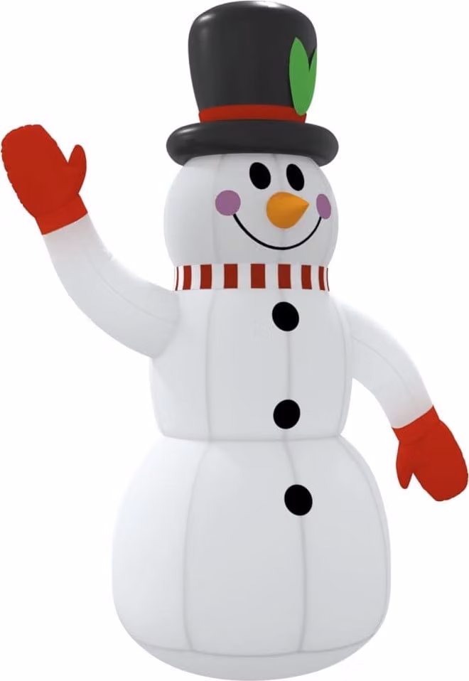 Pupazzo di Neve Gonfiabile con LED 300 cm