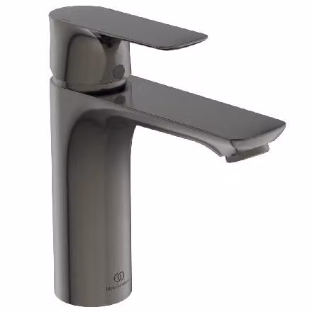 Ideal Standard Connect Air miscelatore per lavabo senza scarico Grande, sporgenza 125 mm A7055A5 Grigio Magnetico