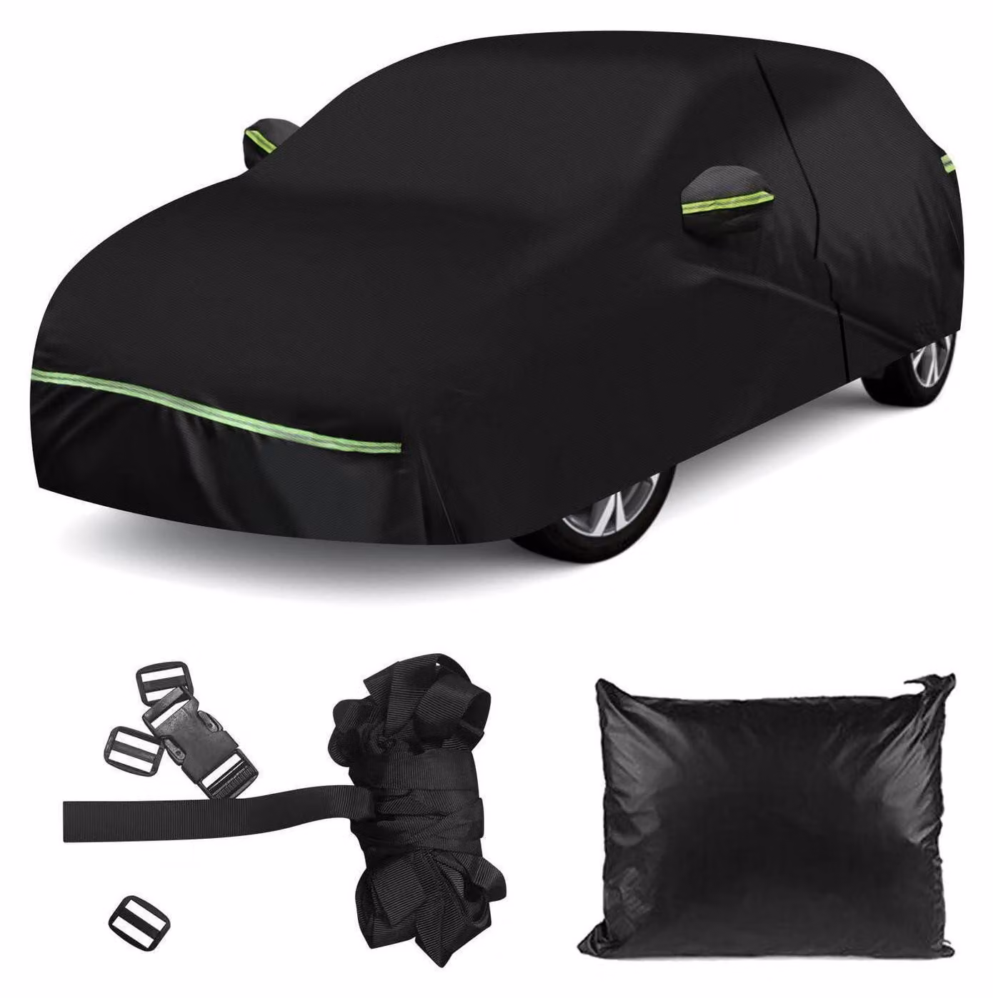 Copertura impermeabile per auto, compatibile con Renault Clio dal 1990 al 2024, coprigabbia completo per tutte le stagioni, con cerniera
