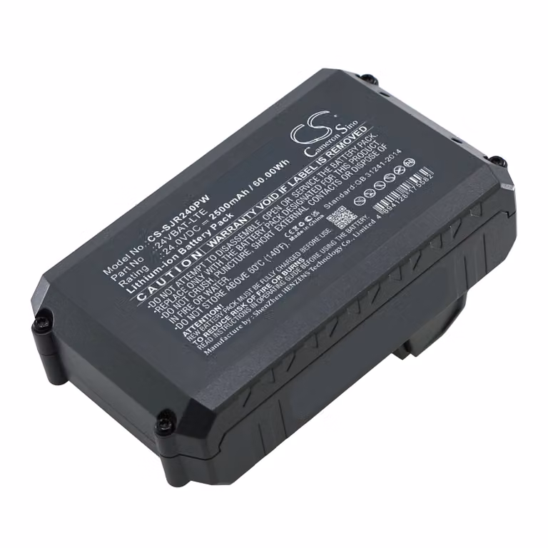 TECHTEK Batteria compatibile con [Snow Joe] 24V-AJC-LTE, 24V-JB-LTE, 24V-SS11-XR, 24V-X2-16LM, 385 CFM Max Kit, Cordless Brushless Lawn Mower Kit, Co