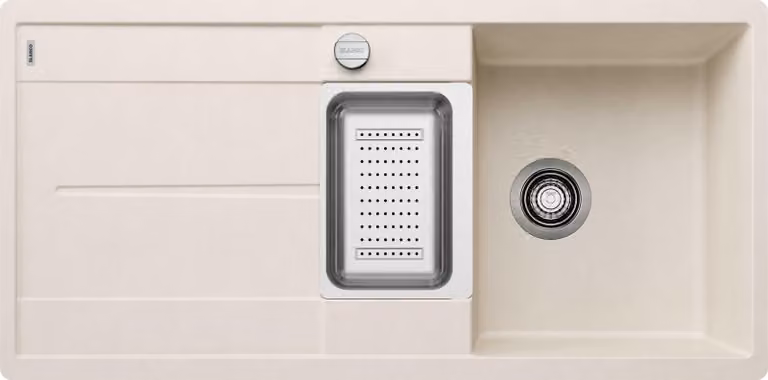 Blanco METRA 6 S-F lavello 990 x 490 mm bianco morbido 527118