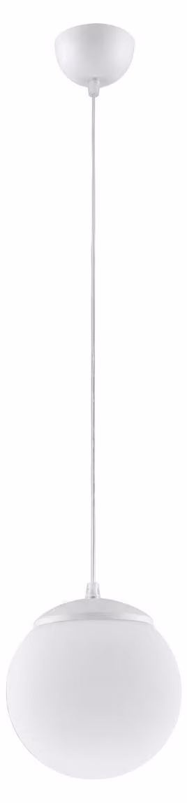 Lampada a sospensione UGO 20 bianca 1xE27 15W acciaio/vetro 110x20x20cm Sollux Lighting