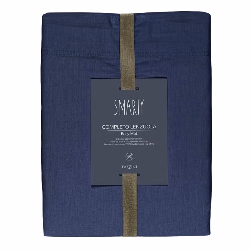 EASY MAT Completo letto - Taglia: 2 piazze,Colore: EASY MAT - BLU