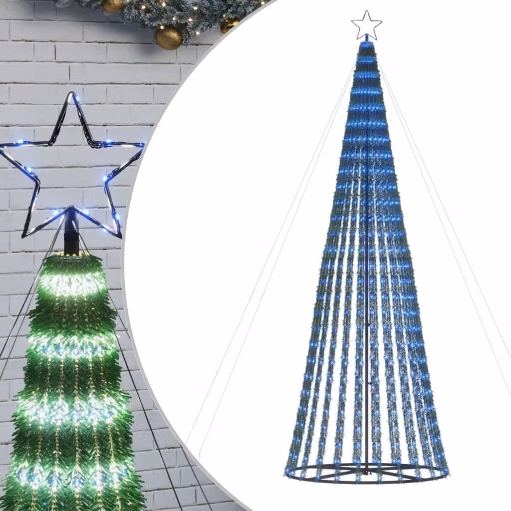 Albero di Natale a LED 688 LED Blu 300 cm