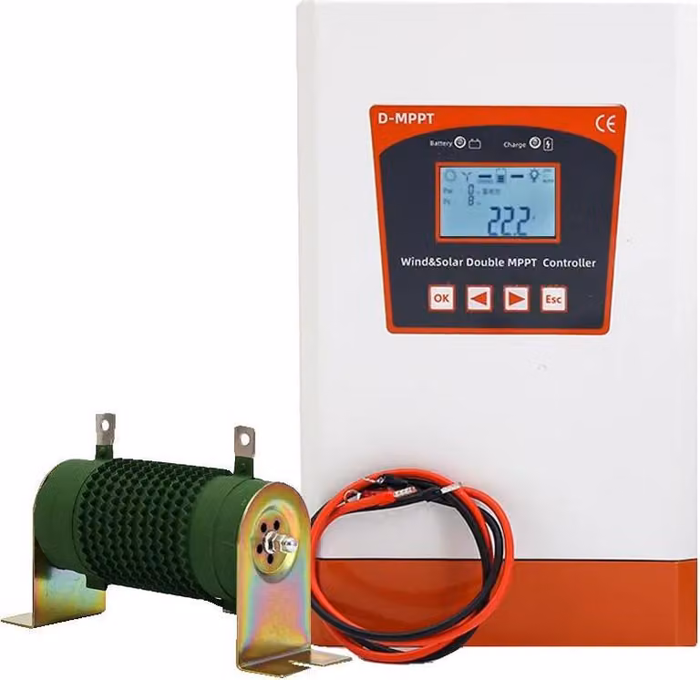 Controller ibrido, ricarica MPPT, compatibilità per esterni, 24 V/48 V AUTO, 6000 W eolico