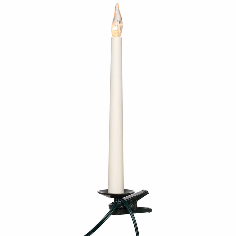 Catena di candele Star LED Slimline 16 pezzi, bianco