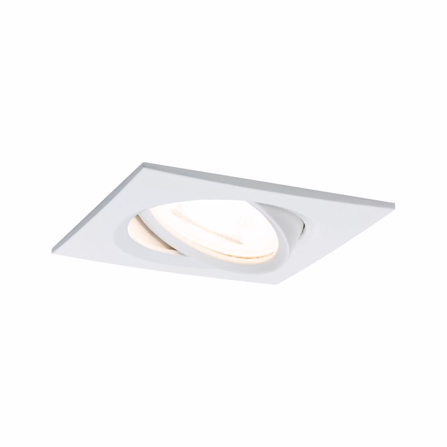 Paulmann luce da incasso Nova angolare orientabile LED 1x6,5W 2700K GU10 Bianco 93435