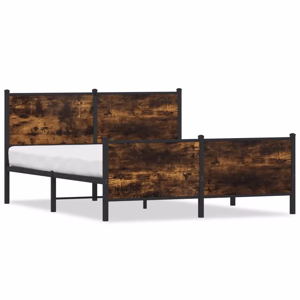 Giroletto in metallo vidaXL con finitura rovere fumo L 150 cm x P 200 cm – 2